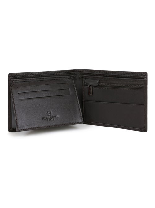 Cartera italiana - 2 pliegues - detener rfid - cuero sensation hexagona - Kiabi