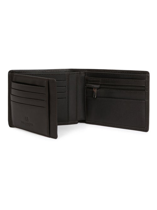 Cartera italiana - 2 pliegues - detener rfid - cuero sensation hexagona - Kiabi