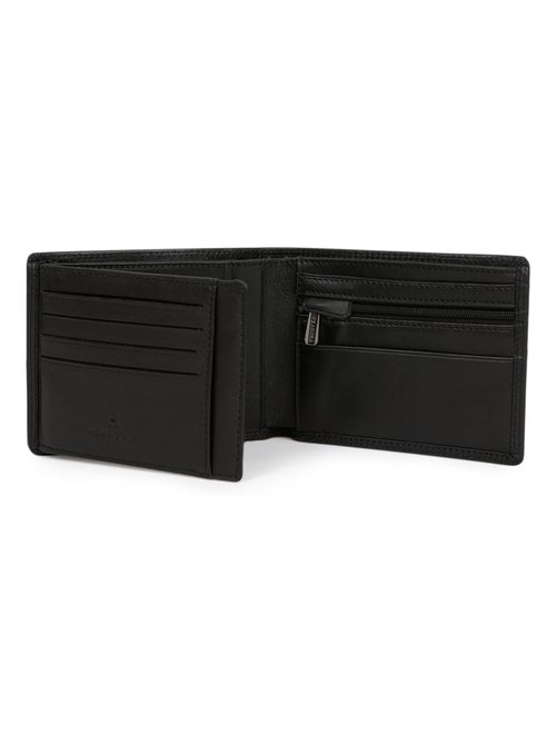 Cartera italiana - 2 pliegues - detener rfid - cuero sensation hexagona - Kiabi