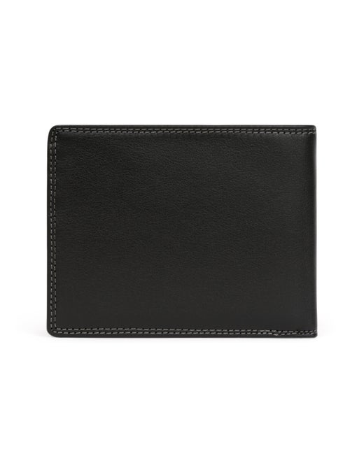 Cartera italiana - 2 pliegues - detener rfid - cuero sensation hexagona - Kiabi