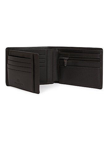 Cartera italiana - 2 pliegues - Detener RFID - Cuero SENSATION