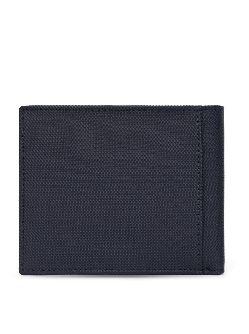 Cartera italiana - 2 pliegues hero hexagona Azul - Kiabi