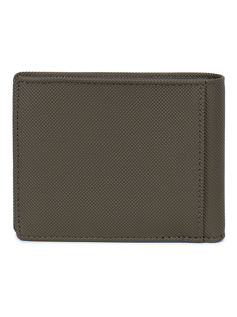 Cartera italiana - 2 pliegues hero hexagona Caqui - Kiabi