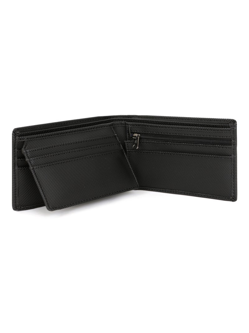 Cartera italiana - 2 pliegues hero hexagona Negro - Kiabi