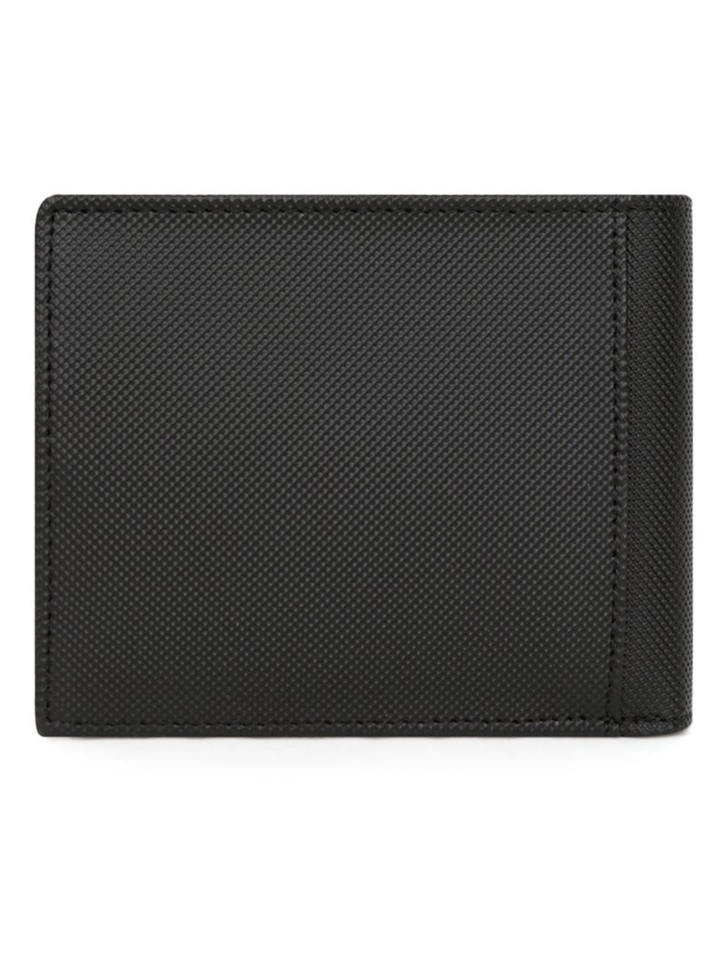 Cartera italiana - 2 pliegues hero hexagona Negro - Kiabi