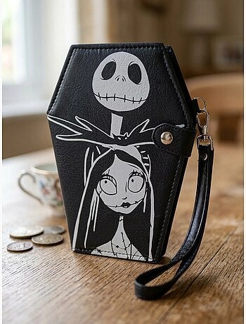 Cartera Jack y Sally polipiel Disney