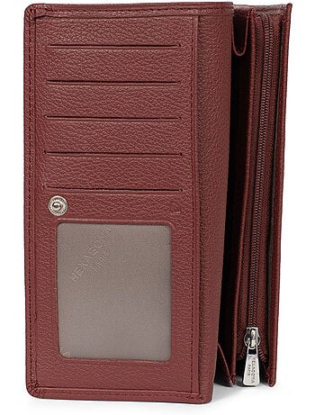 Cartera larga - 1 compartimento - Detener RFID - Cuero MIRABELLE