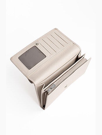 Cartera larga - 1 compartimento - Detener RFID - Cuero MIRABELLE