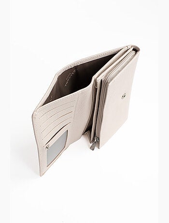 Cartera larga - 1 compartimento - Detener RFID - Cuero MIRABELLE