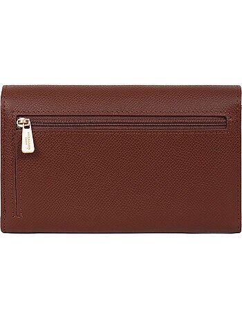 Cartera larga - 1 pliegue - Detener RFID - Cuero AUDE
