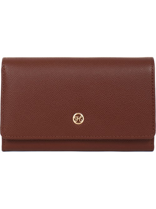 Cartera larga - 1 pliegue - Detener RFID - Cuero AUDE - Kiabi
