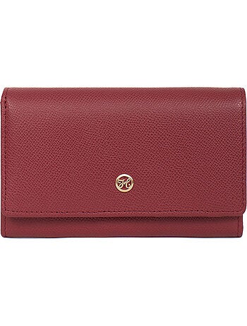 Cartera larga - 1 pliegue - Detener RFID - Cuero AUDE