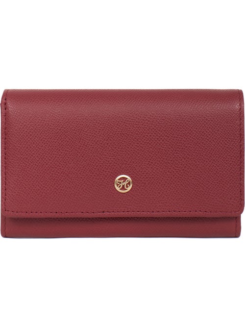 Cartera larga - 1 pliegue - Detener RFID - Cuero AUDE - Kiabi