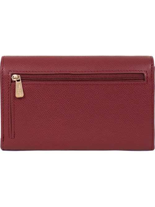 Cartera larga - 1 pliegue - Detener RFID - Cuero AUDE - Kiabi