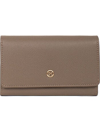 Cartera larga - 1 pliegue - Detener RFID - Cuero AUDE