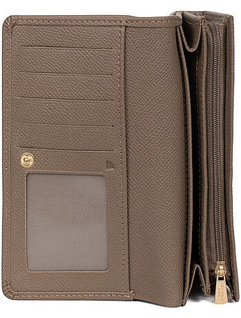Cartera larga - 1 pliegue - Detener RFID - Cuero AUDE