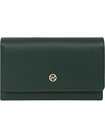 Cartera larga - 1 pliegue - Detener RFID - Cuero AUDE
