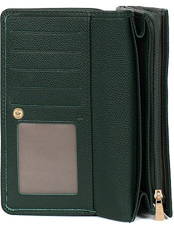 Cartera larga - 1 pliegue - Detener RFID - Cuero AUDE