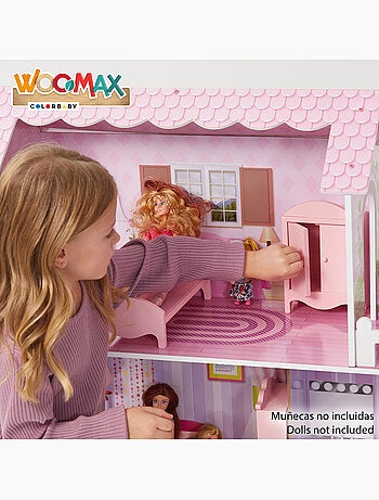 Casa de muñecas de madera woomax