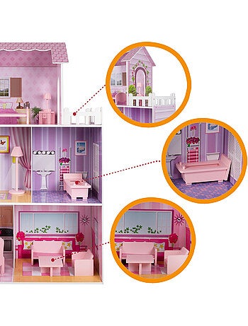 Casa de muñecas de madera woomax