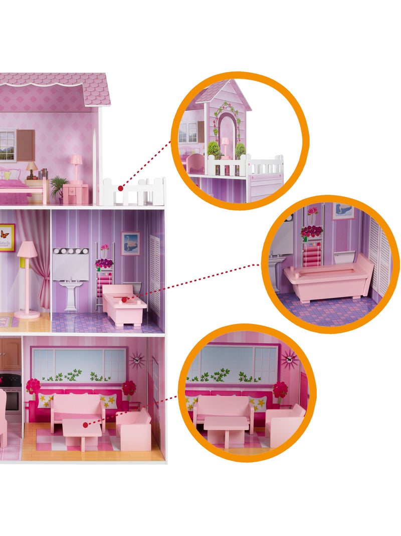 Casa de muñecas de madera woomax N/D - Kiabi