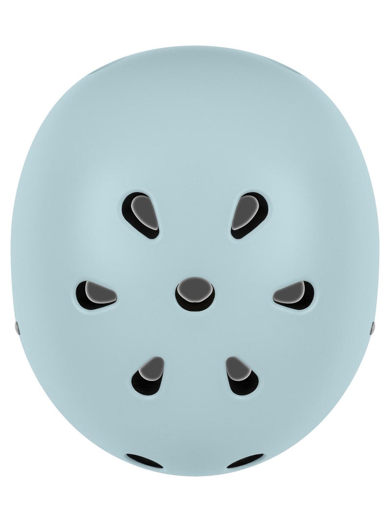 Casco de bicicleta para niños - LIONELO - 50-56 cm - Personalizable - Certificado Intertek Azul claro - Kiabi