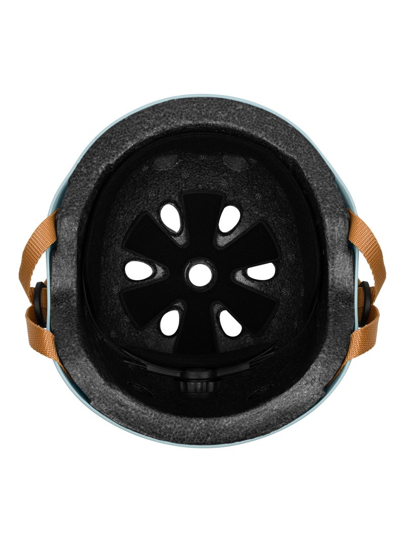 Casco de bicicleta para niños - LIONELO - 50-56 cm - Personalizable - Certificado Intertek Azul claro - Kiabi