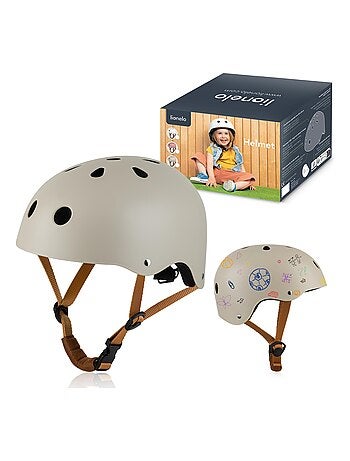 Casco de bicicleta para niños - LIONELO - 50-56 cm - Personalizable - Certificado Intertek