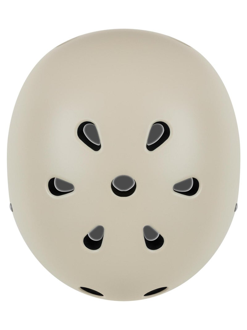 Casco de bicicleta para niños - LIONELO - 50-56 cm - Personalizable - Certificado Intertek Beige - Kiabi