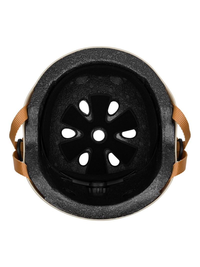 Casco de bicicleta para niños - LIONELO - 50-56 cm - Personalizable - Certificado Intertek Beige - Kiabi