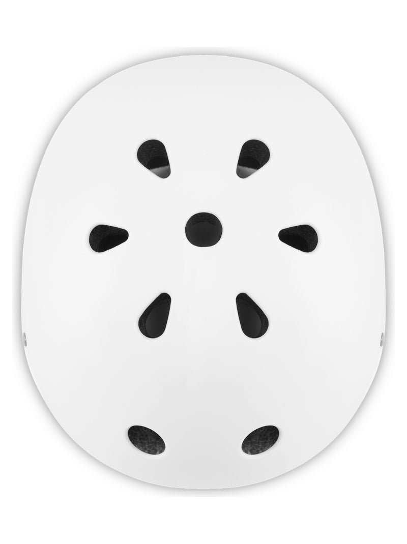Casco de bicicleta para niños - LIONELO - 50-56 cm - Personalizable - Certificado Intertek Blanco - Kiabi