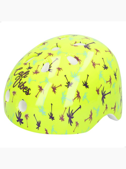 Casco infantil amarillo neón cb riders - Kiabi