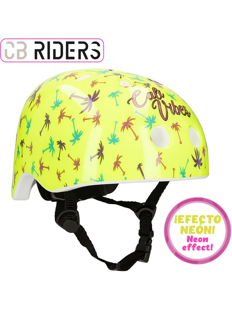 Casco infantil amarillo neón cb riders N/D - Kiabi