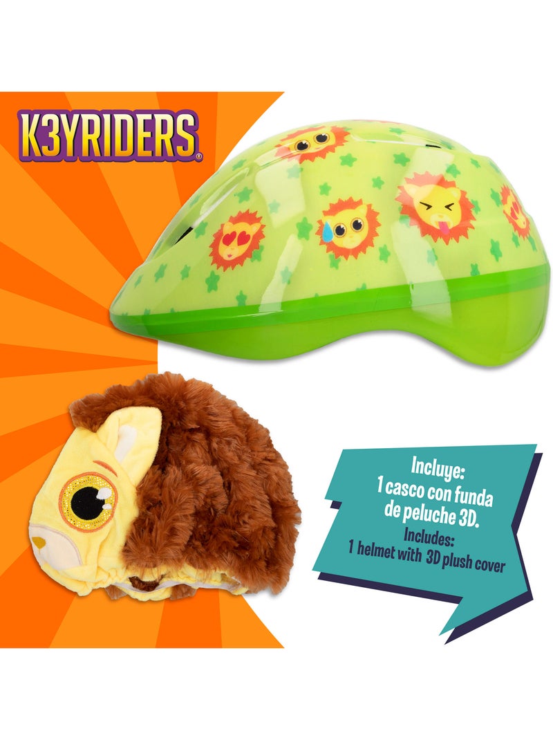 Casco infantil con funda de peluche de león k3yriders N/D - Kiabi