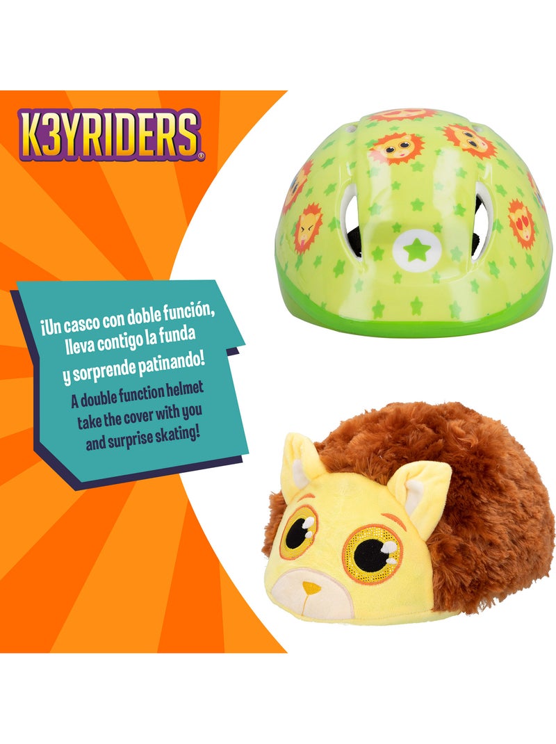 Casco infantil con funda de peluche de león k3yriders N/D - Kiabi