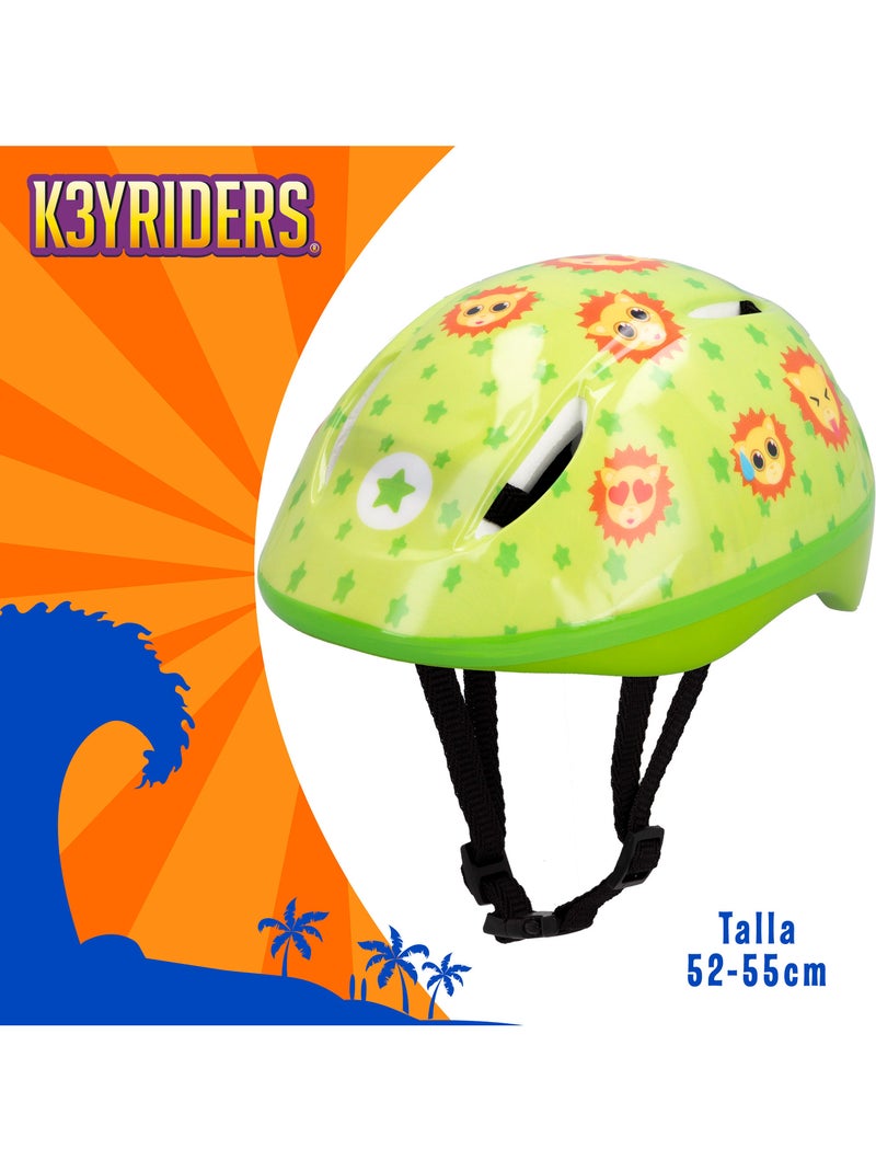 Casco infantil con funda de peluche de león k3yriders N/D - Kiabi
