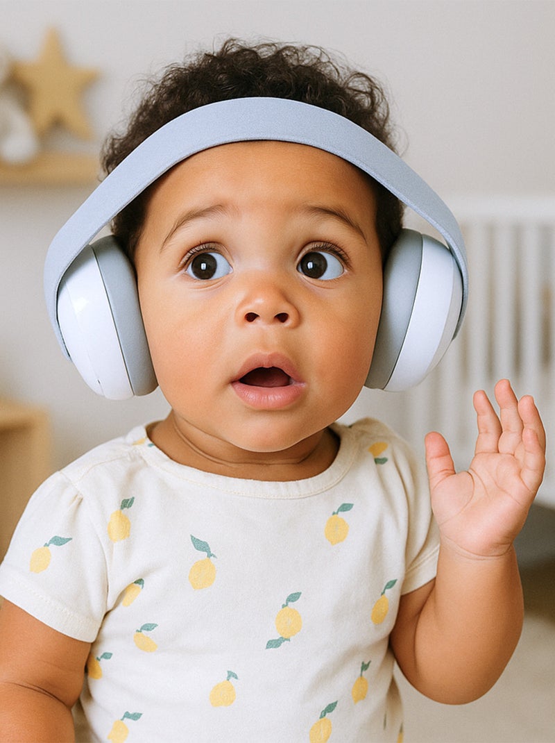 Casco protector auditivo anti-ruido para bebé | Dooky Blanco - Kiabi