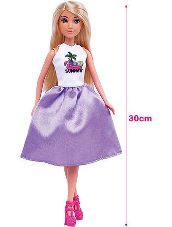 Casita de muñecas con muñeca 30 cm y más de 60 accesorios isabella