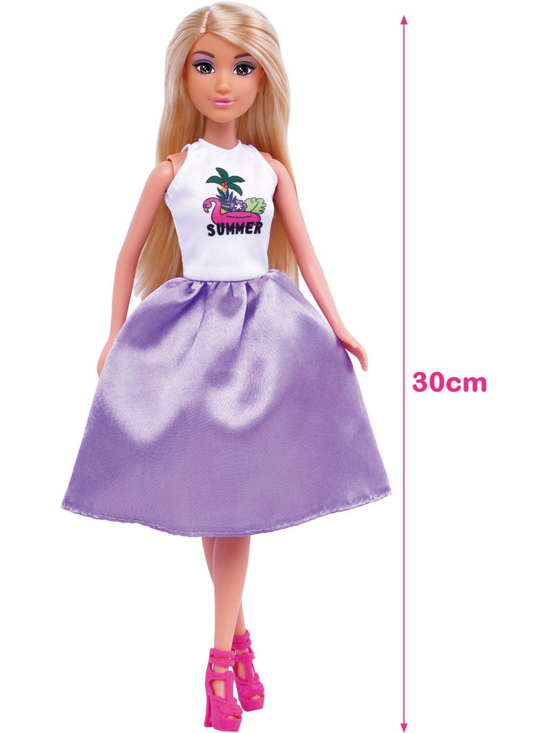 Casita de muñecas con muñeca 30 cm y más de 60 accesorios isabella N/D - Kiabi