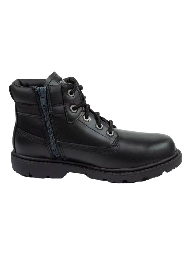 Caterpillar - Botas a los Tobillos de Cueros Colorado Plus para Niños/Niñas Negro - Kiabi