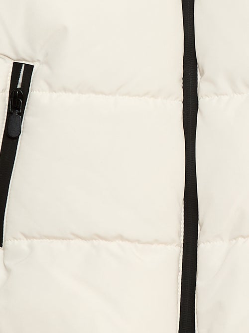 Cazadora acolchada cálida con capucha - Kiabi