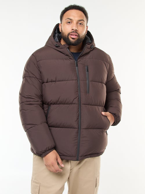 Cazadora acolchada cálida con capucha - Kiabi