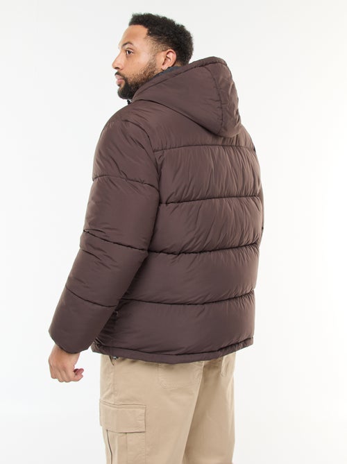 Cazadora acolchada cálida con capucha - Kiabi