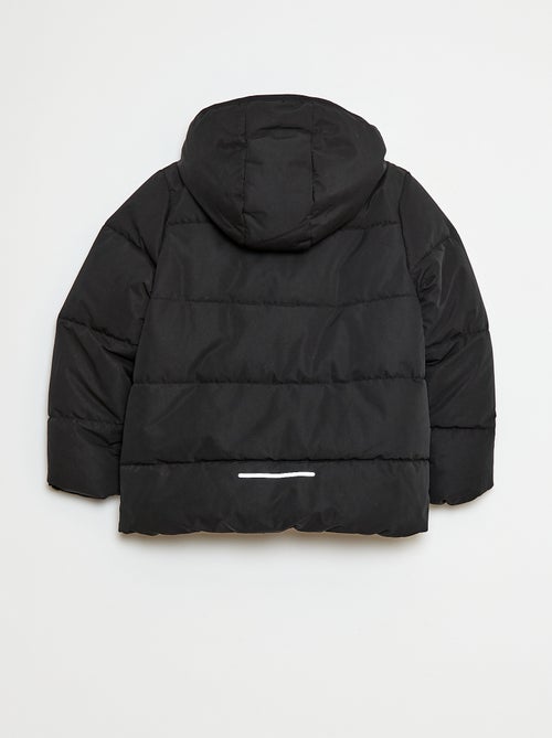 Cazadora acolchada cálida con capucha - Kiabi