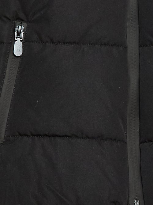 Cazadora acolchada cálida con capucha - Kiabi