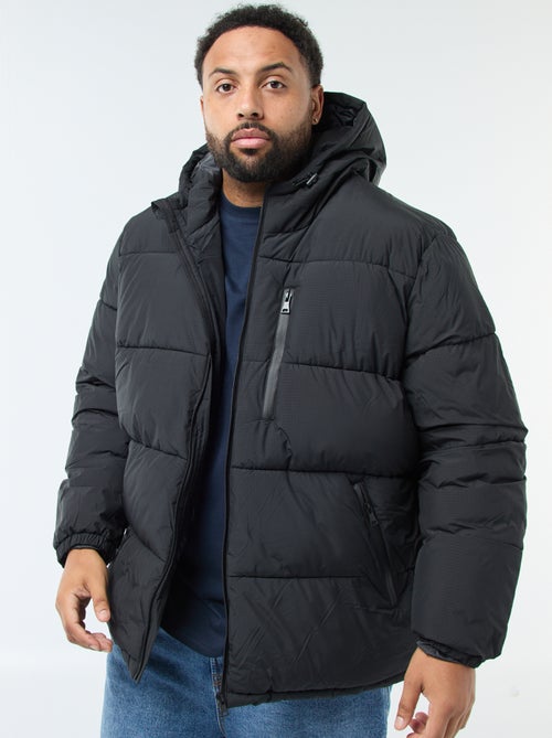 Cazadora acolchada cálida con capucha - Kiabi