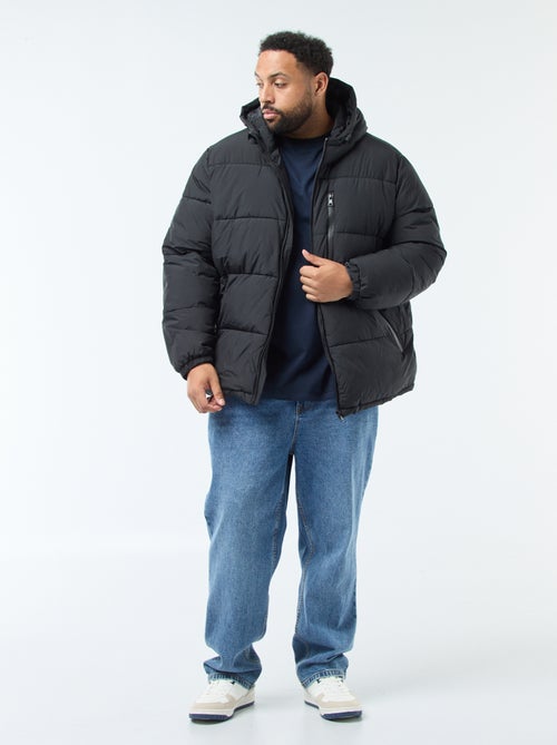 Cazadora acolchada cálida con capucha - Kiabi