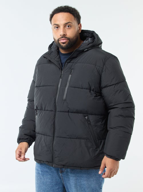 Cazadora acolchada cálida con capucha - Kiabi