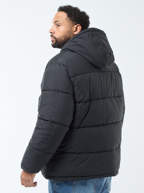 Cazadora acolchada cálida con capucha - Kiabi