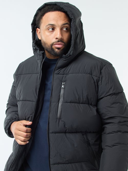 Cazadora acolchada cálida con capucha - Kiabi